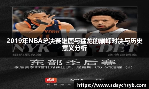 2019年NBA总决赛雄鹿与猛龙的巅峰对决与历史意义分析
